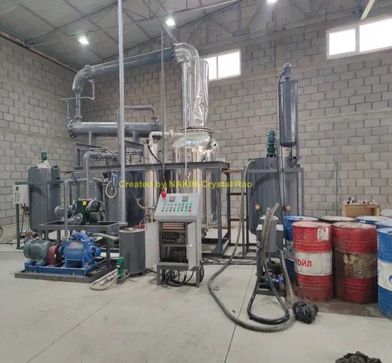 Equipo de aceite de máquina de destilación de aceite usado personalizable