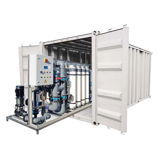 Purificador de tratamiento de agua en contenedores/Purificador de agua de mar/Sistema RO/Ósmosis inversa/Desalinización/Equipo de filtración de agua