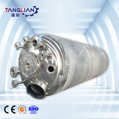 Tanlian Group Acero inoxidable SS304 SS316 Tanque de mezcla Tanque de reacción Reaktor Reactor químico